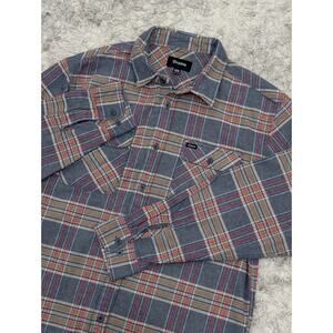 Brixton Flannel Mens Size 2XL Multicolor Plaid Skater Dad Outdoor - Size XXL